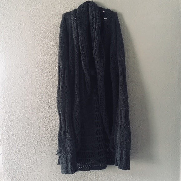 🌙U.O.GREY Willow & Clay crochet open cardigan - Picture 3 of 8